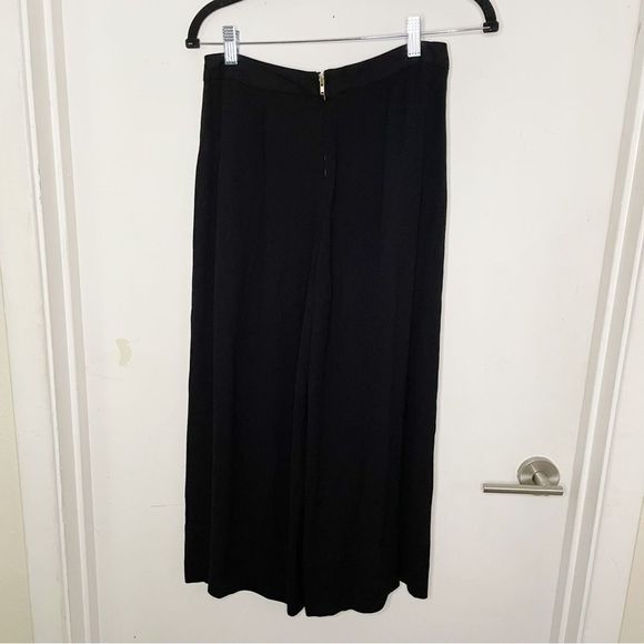 A.L.C. Womens high waisted Wide Leg ankle Pant rouser 2 black chic like new - Picture 3 of 12